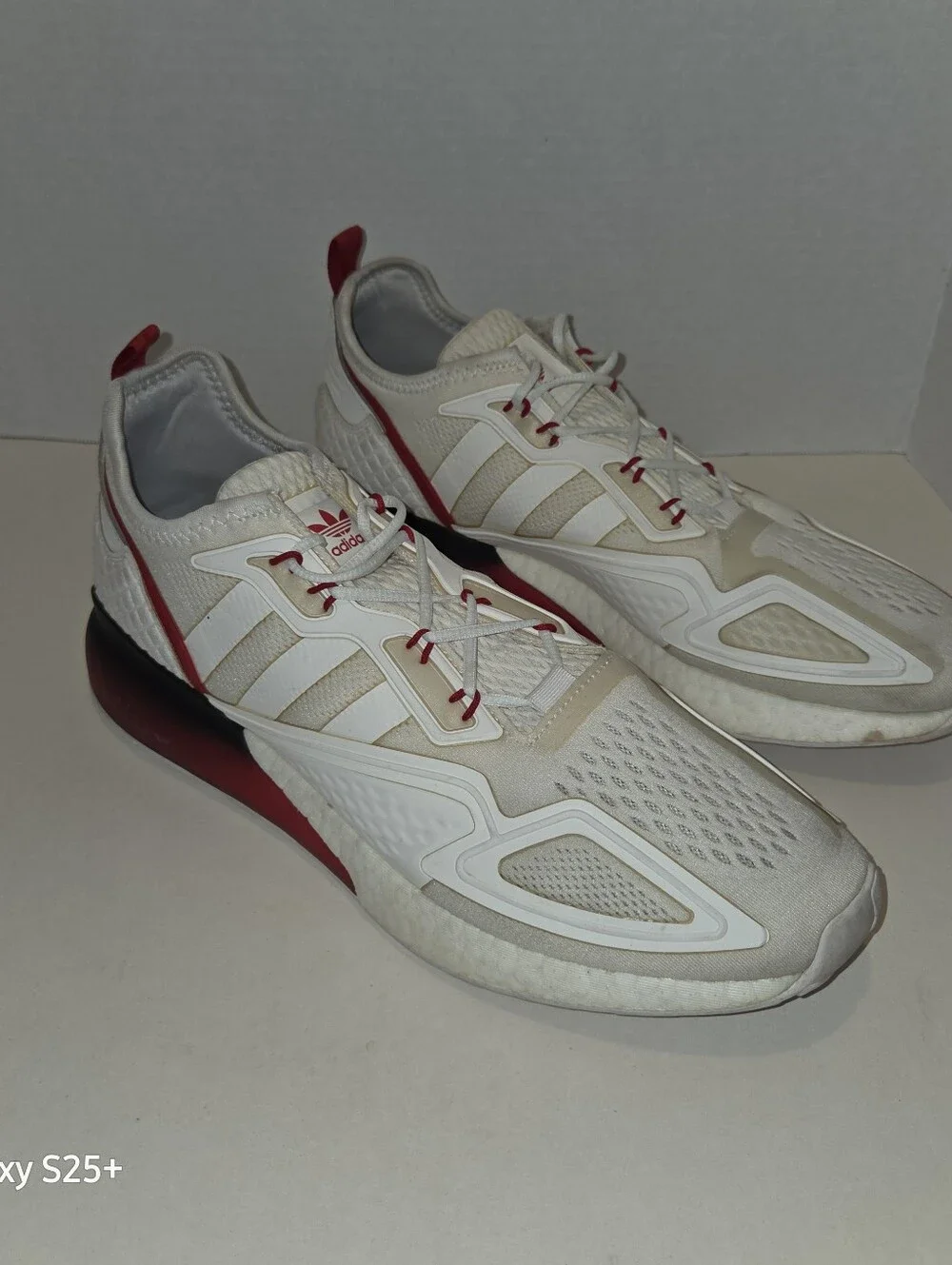 Adidas ZX 2K Boost Sneakers White And Red Size 13